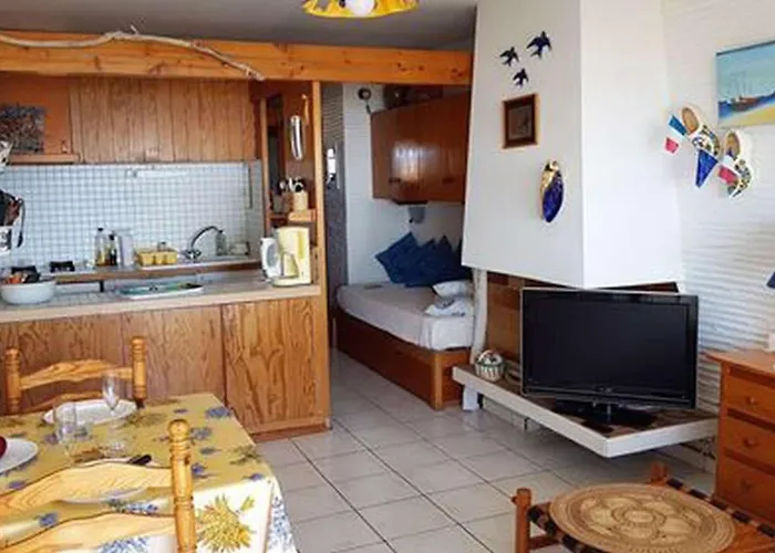 Superbe Vue Pour Ce Joli T2 En Front De -wifi -direct Plage-5pc254 Apartamento Saint-Cyprien (Pyrenees-Orientales)